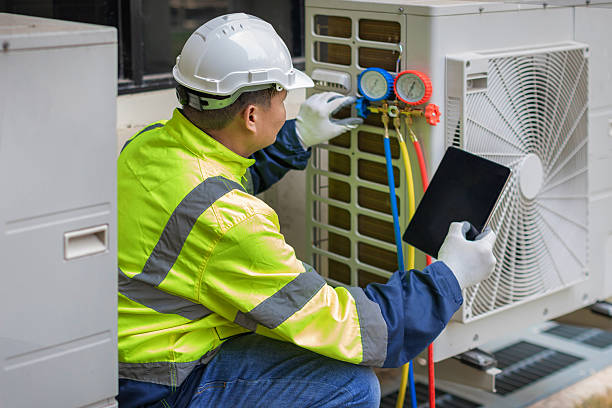 Professional Hvac technician working in Spencer, MA